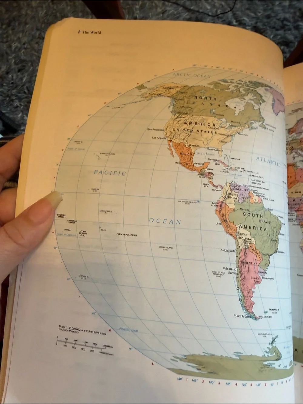 1990s Paperback World Atlas